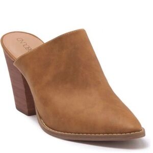 Abound Tan Heeled Mules